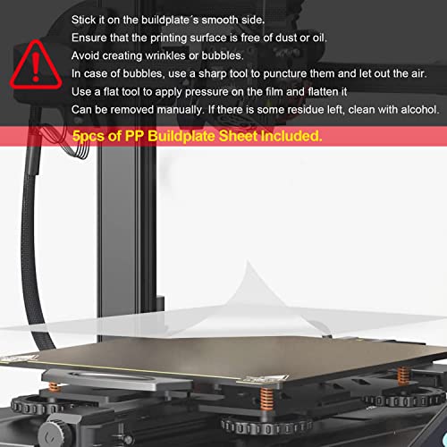 Reprapper White Polypropylene PP Filament, Semi-Flexible Ultra Tough Filament 1.75mm 3D Printer Filament for 3D Printing (± 0.03mm) 2.2lb (1kg), 5pcs Build Sheet Included, White