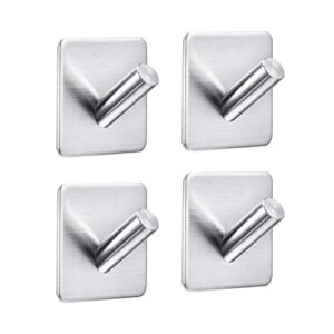 kiemeu self adhesive hooks for hanging coats stick on wall hooks heavy duty towel hooks for bathrooms adhesive wall hangers without nails