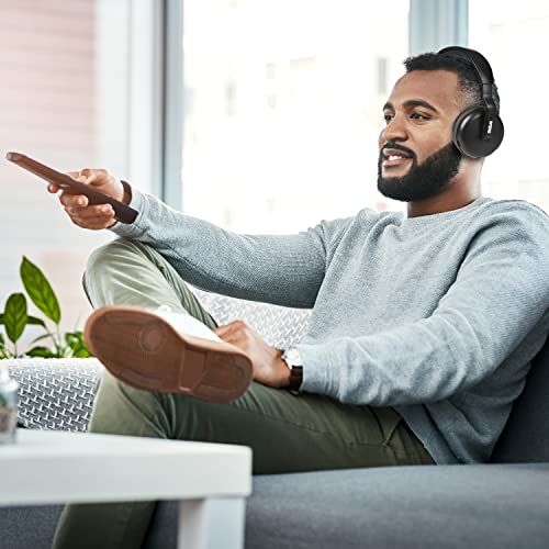 RCA Wireless Over-Ear Rechargeable Stereo Headphones, Transmits Audio Signal up to 150 Feet, 40mm Speakers for Outstanding Sound Performance, PLL Technology Loops in Frequency to Prevent Signal Loss