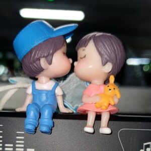 Lefe Liee car bobblehead dashboard decorations, kawaii cute car accessories for women interior cute, funny aesthetic car ornament for girls （standard）