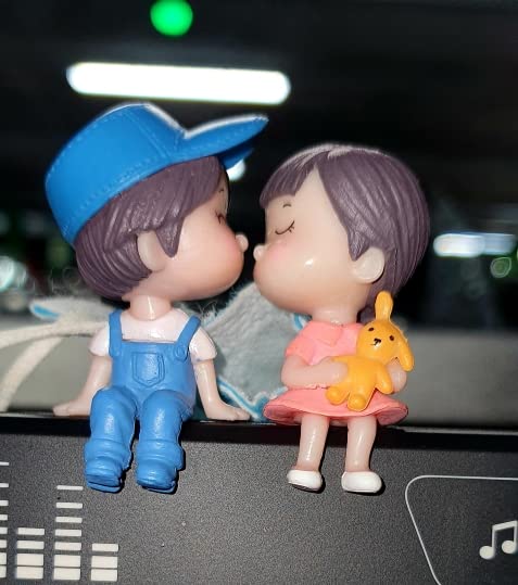 Lefe Liee car bobblehead dashboard decorations, kawaii cute car accessories for women interior cute, funny aesthetic car ornament for girls （standard）