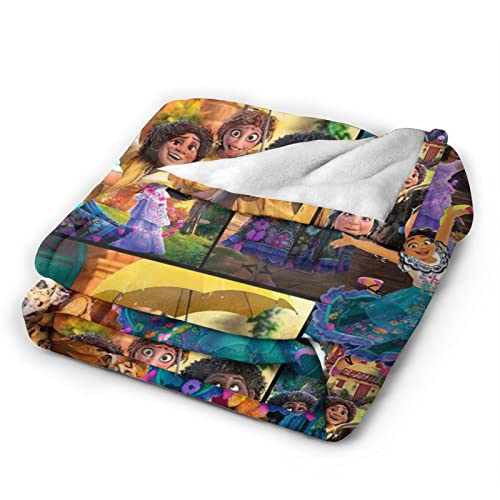 2pcs Cartoon Throw Blanket/Pillowcase Lightweight Plush Cozy Soft Air Conditioner Blankets 50"x40"