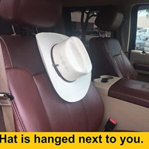 Hat Holders/Racks for Trucks & Cars. Cowboy Hat Hangers for Trucks & Cars. (QTY 2) 12x9x0.5