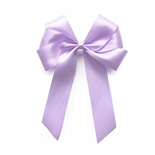 Light Purple Ribbon for Gift Wrapping, 1 Inch x 100 Yard Continuous Ribbon Perfect for Wedding Decoration, Valentine's Day Craft, Bow Making