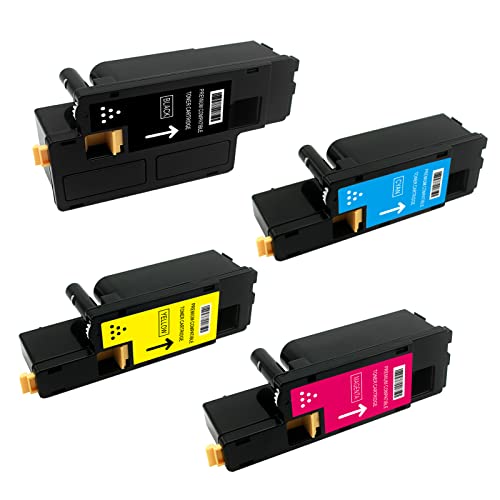 6027 Toner Remanufactured Toner Cartridge Replacement for Xerox WorkCentre 6027 6025 Phaser 6022 6020 Black 106R02759 Cyan 106R02756 Magenta 106R02757 Yellow 106R02758 - 4 Pack CMYK