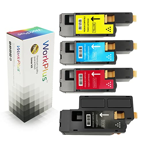 6027 Toner Remanufactured Toner Cartridge Replacement for Xerox WorkCentre 6027 6025 Phaser 6022 6020 Black 106R02759 Cyan 106R02756 Magenta 106R02757 Yellow 106R02758 - 4 Pack CMYK