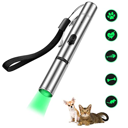 TEAYTIS Cat Pointer Toy Cat Training Chaser Interactive Toys Purple Light Flashlight cat Led Pointer Indoor Cats Dog Chaser Toys