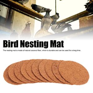10Pcs Bird Nesting Pads Dry Grass Mattress Pigeon Egg Nest Mat Pigeon Breeding Eggs Mat Comfortable Hut Material