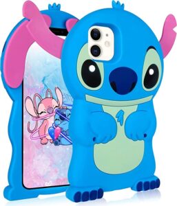 besoar case designed for iphone 12 mini cute cartoon fun funny kawaii 3d animal character cases unique silicone cover for girls boys kids teens for iphone 12 mini 5.4 inch
