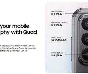 Samsung Galaxy A23 (SM-A235M/DS) Dual SIM,128 GB 4GB RAM, Factory Unlocked GSM, International Version - No Warranty - (Black)