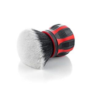 Detail Factory - Curveball XL Synthetic Brush - Ultra Soft Bristles, Comes with Storage Rack, Covers Large Area Inside or Outside Vehicles, Red