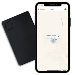 xclusive slim & sleek bluetooth smart card tracker - item locator & finder for wallets, passports & electronic devices & more - waterproof gps wallet tracker with built-in 2 year battery