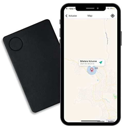 Xclusive Slim & Sleek Bluetooth Smart Card Tracker - Item Locator & Finder for Wallets, Passports & Electronic Devices & More - Waterproof GPS Wallet Tracker with Built-in 2 Year Battery