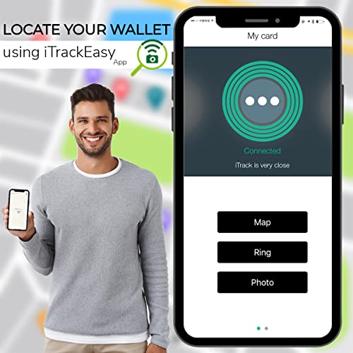 Xclusive Slim & Sleek Bluetooth Smart Card Tracker - Item Locator & Finder for Wallets, Passports & Electronic Devices & More - Waterproof GPS Wallet Tracker with Built-in 2 Year Battery