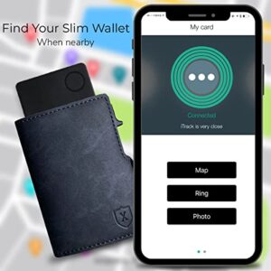 Xclusive Slim & Sleek Bluetooth Smart Card Tracker - Item Locator & Finder for Wallets, Passports & Electronic Devices & More - Waterproof GPS Wallet Tracker with Built-in 2 Year Battery