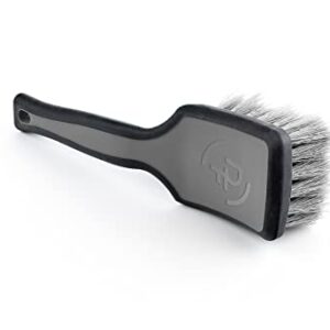 Detail Factory - Tire Scrub Brush - Stiff Synthetic Bristles, Ergonomic Design, Clean Your Tires with Ease, Grey