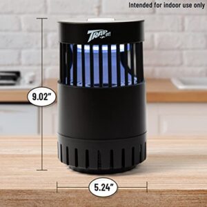 Trap It! Indoor Insect Trap & Indoor Gnat, Fruit Fly, and Mosquito Killer - Indoor Bug Catcher with UV Light, Fan, Bait, and Sticky Glue Boards