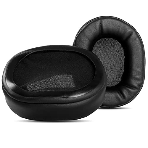 TaiZiChangQin E 7 Ear Pads Cushion Memory Foam Earpads Replacement Compatible with Mixcder E7 E 7 Headphone Protein Leather Black