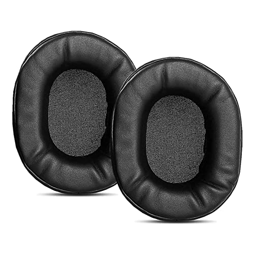 TaiZiChangQin E 7 Ear Pads Cushion Memory Foam Earpads Replacement Compatible with Mixcder E7 E 7 Headphone Protein Leather Black