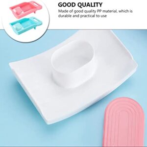 Mini Hand Washboard Personal Underwear Sock Washing Board, Washboard for Laundry, Use for Hand Washing Clothes and Small Items Plastic Non-Slip Washboard Convenient Washboard (Pink)