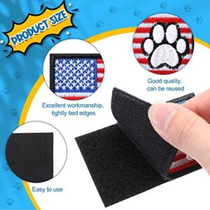 12 Pieces Dog Patches for Service Dog Vest Removable Tactical Hook Loop Harness Patch Set Service Dog Patch Embroidered in Training Patch Animal Working Dog Patch for Vest Harnesses Collars Leashes