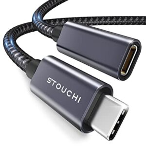 Stouchi USB C Extension Cable 10FT/3M, USB C Extension Cable Type C 3.1 Male to Female Fast Charging & Audio Data Transfer for Galaxy S23, iPad Mini/pro, MacBook Air M2/ M1 Mac Mini/pro, Mag- Safe