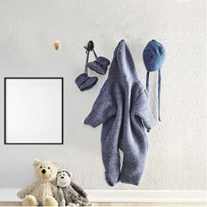 MOKIUER Single Towel Hooks Clothes Hooks for Bathroom Kitchen Robe Hook Coat Hook Hat Hook Heavy Duty Hooks Wall Mounted with Screws, Gold, 2 Pack