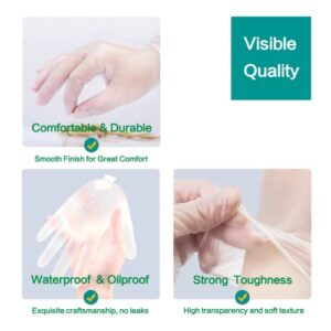 Dr.GreenPanda Medium 1000pcs Clear Vinyl Medical Exam Gloves for Healthcare Food Prep Handling Cooking Cleaning Multipurpose Great Value Light Work Latex Fre Powder Free