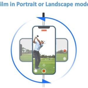 GPOD Mini - Phone Stand Perfect for Golf Lovers! - Easiest Way to Mount and Film Your Golf Swing. Just Stick The GPOD into The Ground and Stick Your Phone to The Magnet!