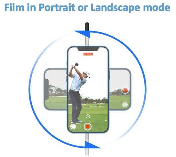 GPOD Mini - Phone Stand Perfect for Golf Lovers! - Easiest Way to Mount and Film Your Golf Swing. Just Stick The GPOD into The Ground and Stick Your Phone to The Magnet!