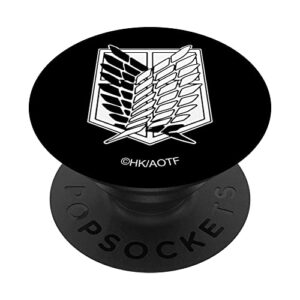 attack on titan season 4 scout regiment shield popsockets swappable popgrip