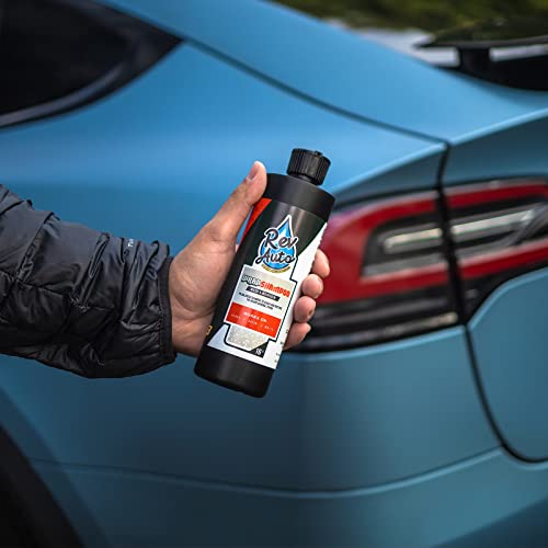 Rev Auto Wrap Shampoo 16oz - Car Soap For Wrapped Cars/Car Wrap Cleaner That Works on All Car Vinyl Wrap Finishes/Cleans Vinyl Wrap For Cars/Formulated To Clean Car Wrap Vinyl