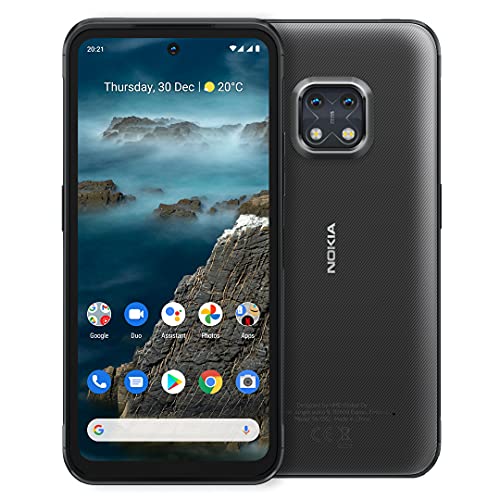 Nokia XR20 5G | Android 11 | Unlocked Smartphone | Dual SIM | 6/128GB | 6.67-Inch Screen | 48MP Dual Camera | Charcoal