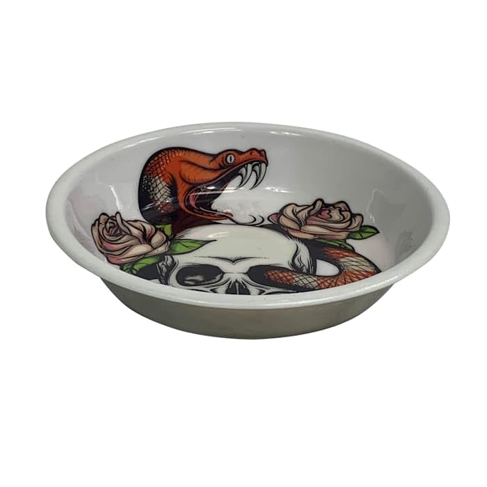 Multi Pet 48593243: Komodo Skull & Snake Bowl, 15Cm