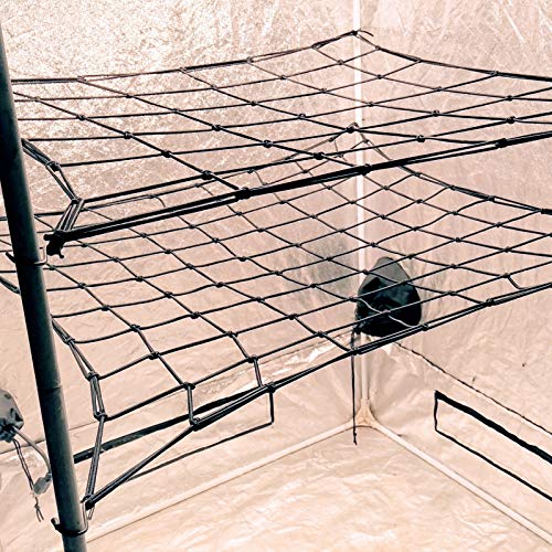 2-Pack Grow Tent Trellis Net for 4x4/5x5 & 4x2 Grow Tents