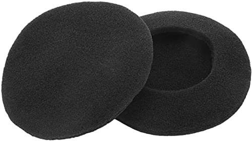 12 Pairs 45mm / 1.8inch Headset Ear Cap Replacement for Most Standard Size Ear Cushions Ear pad Cover Sponge Replacement Ear pad Headphones Black