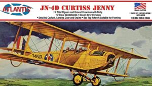 atlantis jn-4d curtiss jenny 1/48 plastic model kit