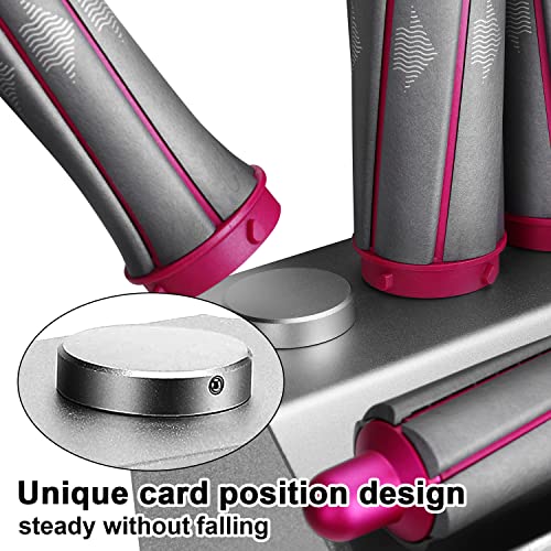 EUTRKei Wall Mount Holder for Dyson Airwrap Styler, Airwrap Holder Compatible with 7 Styling Accessories, Metal Organizor Storage Organizer for Home Bedroom Bathroom, Matte Grey(Only Holder)