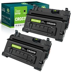 greenbox compatible crg039 high-yield toner cartridge replacement for canon crg039 crg-039 0287c001 for imageclass lbp351 lbp352 printer ( 11,300 pages, 2 black)