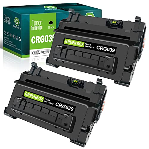 GREENBOX Compatible CRG039 High-Yield Toner Cartridge Replacement for Canon CRG039 CRG-039 0287C001 for imageCLASS LBP351 LBP352 Printer ( 11,300 Pages, 2 Black)