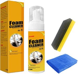 amplesunshine foam cleaner, powerful stain removal kit, warm tint foam cleaner，simple tech spray cleaner，foam cleaner all purpose for car and house (30ml-1pcs)