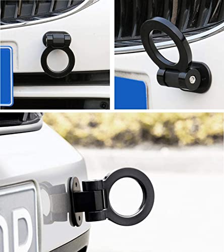 Yungeln Tow Hook Kit Car Tow Hook Decor Bumper Trailer Sticker for Exterior Auto Accessories ONLY for Decoration…