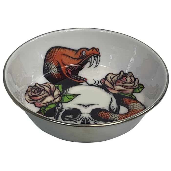 Multi Pet 48593263: Komodo Skull & Snake Bowl, 6Cups