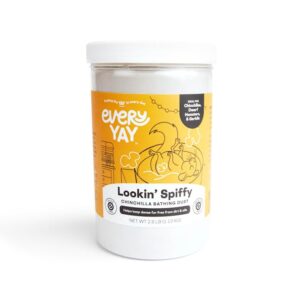 everyyay lookin' spiffy chinchilla bath dust for small animals, 2.5 lbs.