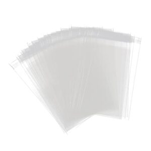 FgfAk 200 Pcs 3x5 Inches Clear Resealable Cello/Cellophane Treat Bags Good for Pastry,Bakery,Cookie, Soap,Candy and Dessert, 3x5 Inch (Pack of 200)