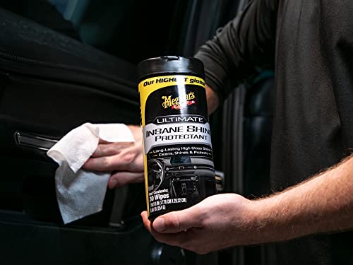 Meguiar's Ultimate Insane Shine Protectant Wipes - 30 Wipes