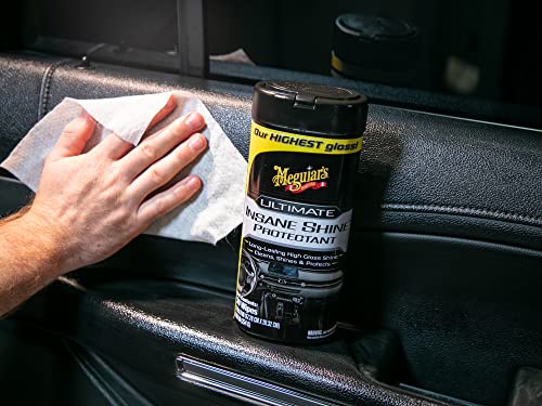 Meguiar's Ultimate Insane Shine Protectant Wipes - 30 Wipes