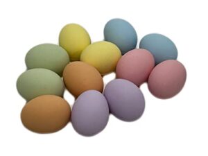 eggcetera ceramic bird quail nest eggs (pastel, 1.25" x 0.75")