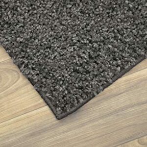 Garland Rug Skyline Shag 9 Ft. x 12 Ft. Area Rug Cinder Gray