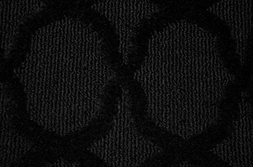 Garland Rug Sparta 3 Piece Area Rug Set (5'x7', 3'x4', 24"x60") Black